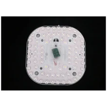 Потолочные лампы освещения источник AC265v 12 Вт, 18 Вт, 24 Вт, 36 Вт Светодиодный Панель свет светодиодный осветительный щит светодиодной лампы заменить Светодиодная потолочная лампа для проектора