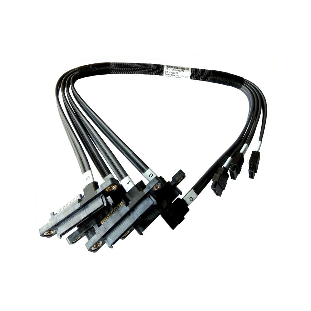 

00Y8279 for Lenovo IBM X3100 M5 FOXCONN Server cage/module/backplane 4 to 4 SATA hard drive cable
