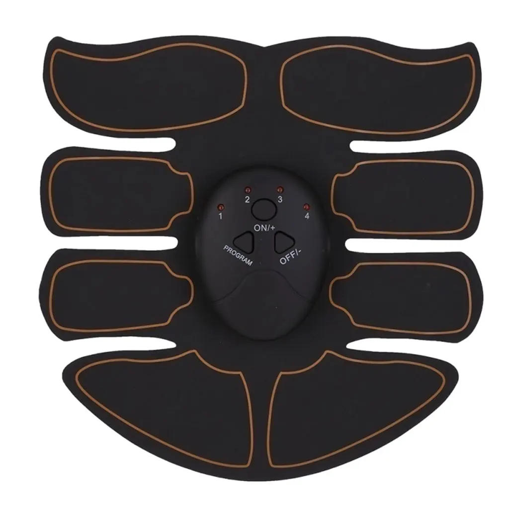ABS Plastic Abdominal Trainer Rechargeable Simulator EMS Training Smart Body Abdomen Muscle Arm/Hip Exerciser 