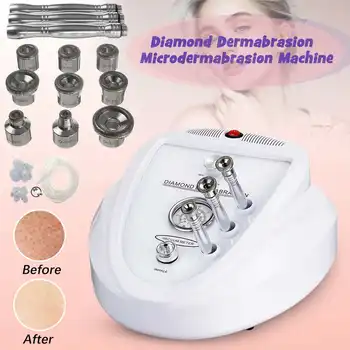 

Beauty Diamond Dermabrasion Pro Microdermabrasion Machine With 9 Diamond Tips Skin Health Care Machine Blackhead Removal Tools