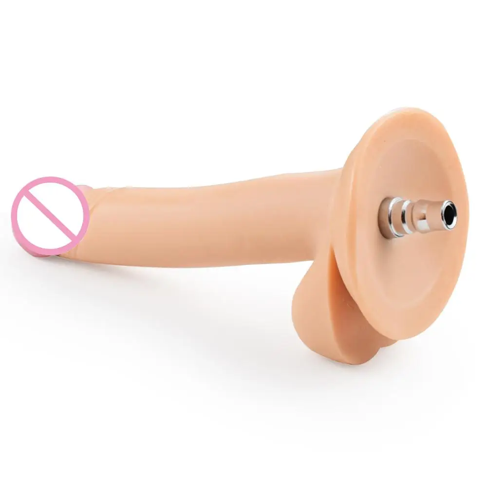 ANNGEOK Flesh Dildo Accessories Couple Sex Machine Attachments Realistic Humongous Dildos for Women Vagina Anal Adult Toy AN-R10