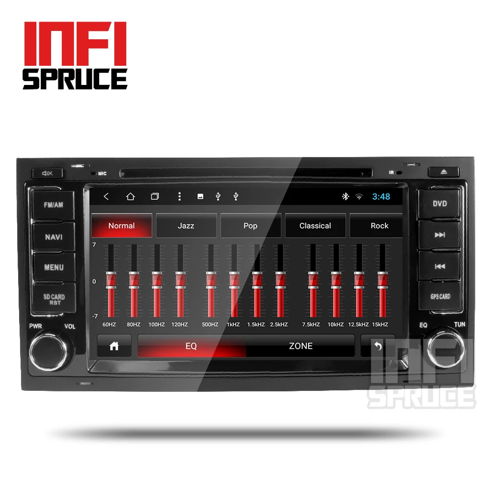 Infispruse Android 9 0 Автомобильный мультимедийный DVD-плеер для Volkswagen Touareg 2002-2007 |