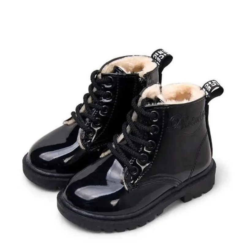 Promo KIDS SHOES Boots Sneakers Toddler Girls Plush Waterproof Boys Children Patent Rubber 85ZAmLGkb