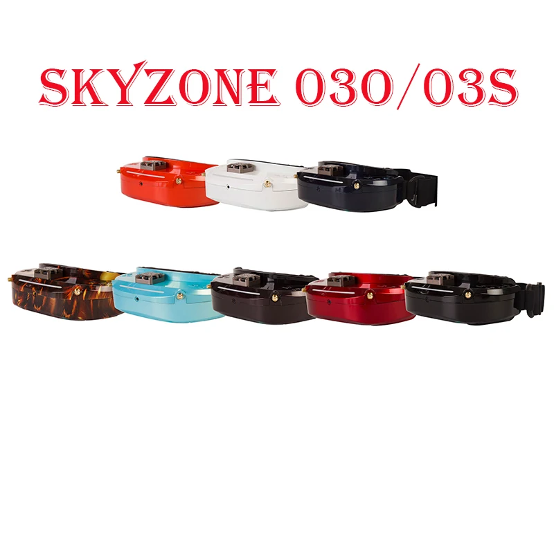 Skyzone SKY03O светодиодный/SKY03S 5,8 ГГц 48CH разнообразие FPV очки поддержка OSD DVR, HDMI и головной вентилятор светодиодный для радиоуправляемого дрона Accs