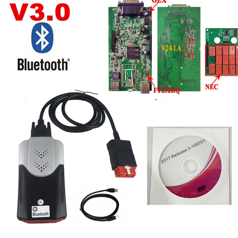 Диагностический сканер vd tcs cdp pro диагностический OBD2 для автомобилей и грузовиков
