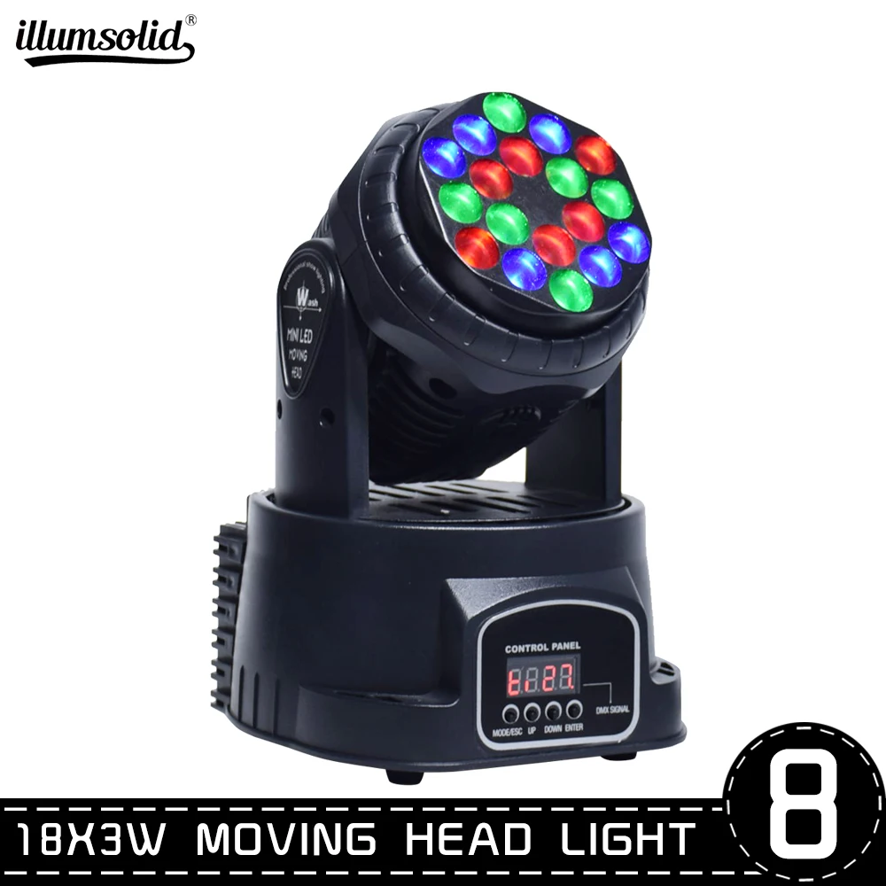 

Mini LED Moving Head Beam Light DMX512 dj equipment For Show Live Concert Lighting Pub 8pcs/lot