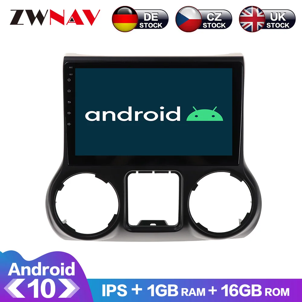 Android 9 с ips DSP Carplay 8 ядерный 4+ 64 ГБ Автомобильный без DVD мультимедийный плеер для Jeep grand wrangler 2011- левая gps-навигация - Цвет: 16G