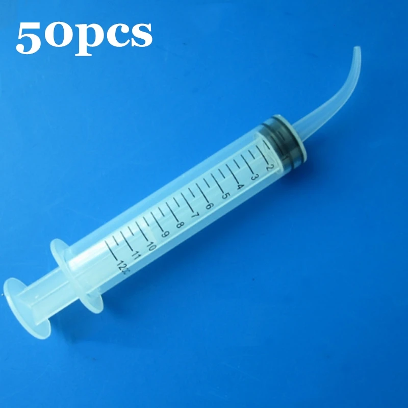 50 Siringhe Dentali 12ml 50 Siringhe Dentali Monouso Da 12 Ml - Punta Curva Per Irrigazione E Impressioni Air-Flow Dental - Foto 11