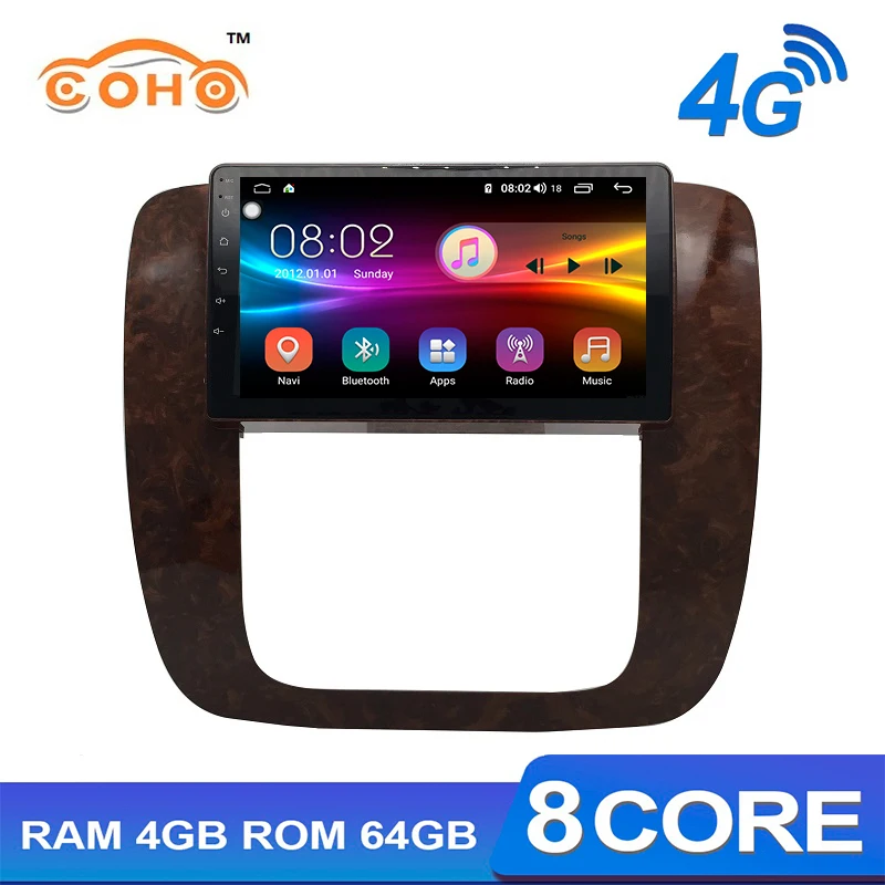 Gmc-Sierra Android 9.0 Octa Core 4+64G Navigation Dvd Player Autoradio For 2008-2012 Chevrolet Gmc-Sierra Gmc-Sierra Android 9.0 Octa Core 4+64G Navigation Dvd Player Autoradio For 2008-2012 Chevrolet Gmc-Sierra
