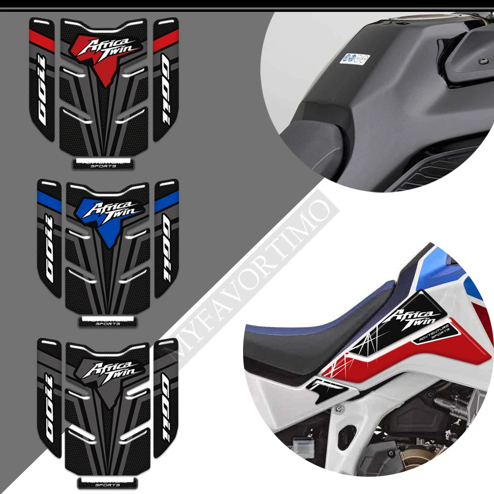 

Tank Pad Africa Twin Protection For Honda CRF1100 CRF 1100 L Adventure ADV Visor Set Stickers Decal Kit 2019 2020 2021