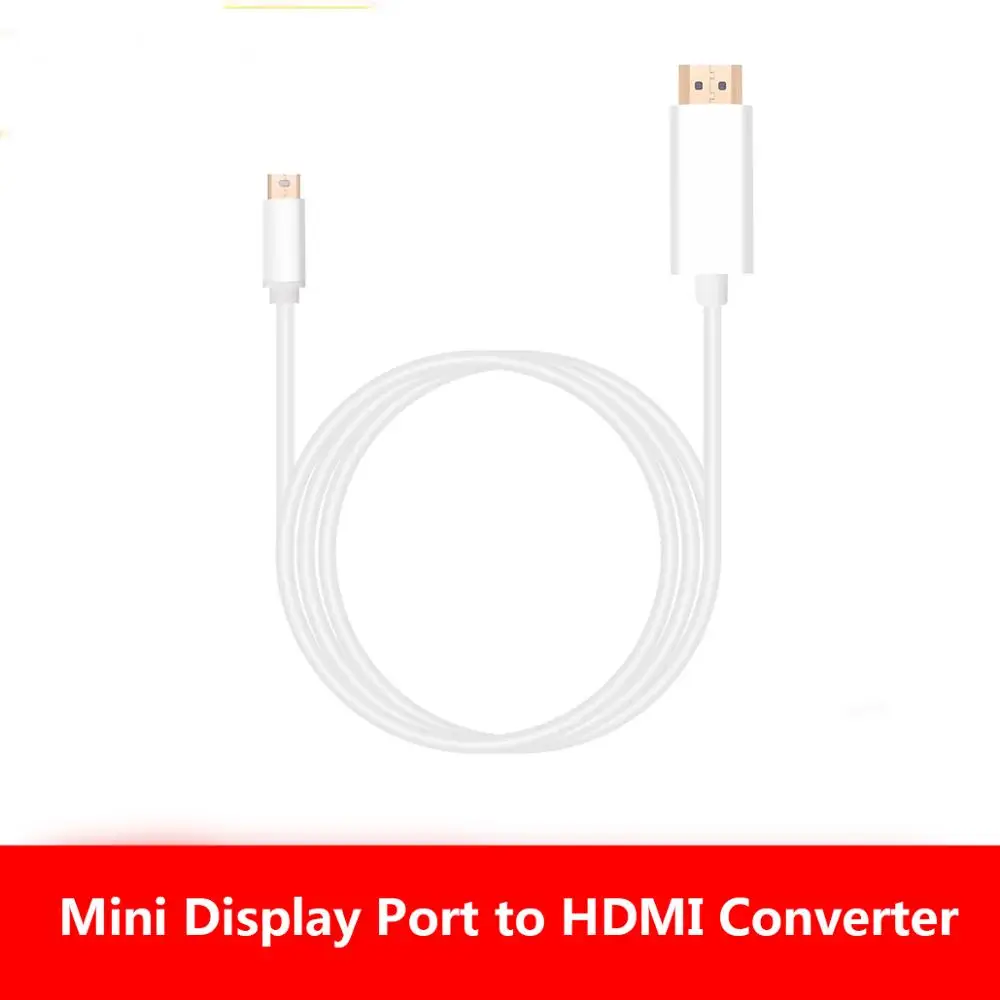 Мини-кабель HDMI с портом дисплея кабель для мини-дисплея 1 8 м 4k 1080P мини-адаптер DP к