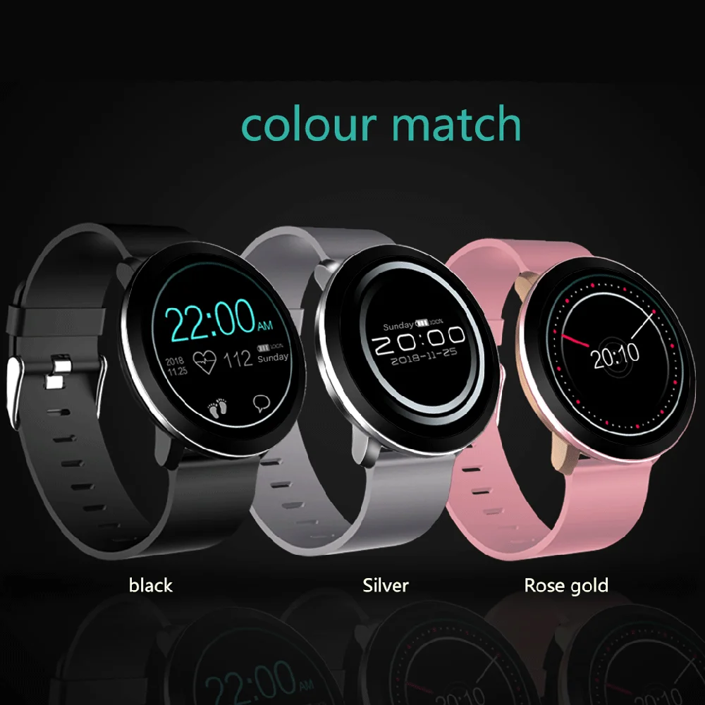 

L8 Smart Bracelet Full Zinc Alloy + 2.5D Tempered Glass Waterproof Depth Diving Bracelet Wrsitbands Sports Watches