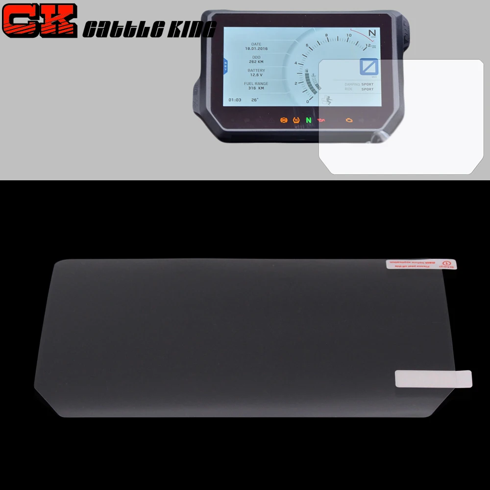 

For KTM 1290 Super Adventure R/S 1290 Super Duke GT 2017+ Motorcycle Cluster Scratch Cluster Screen Protection Film Protector