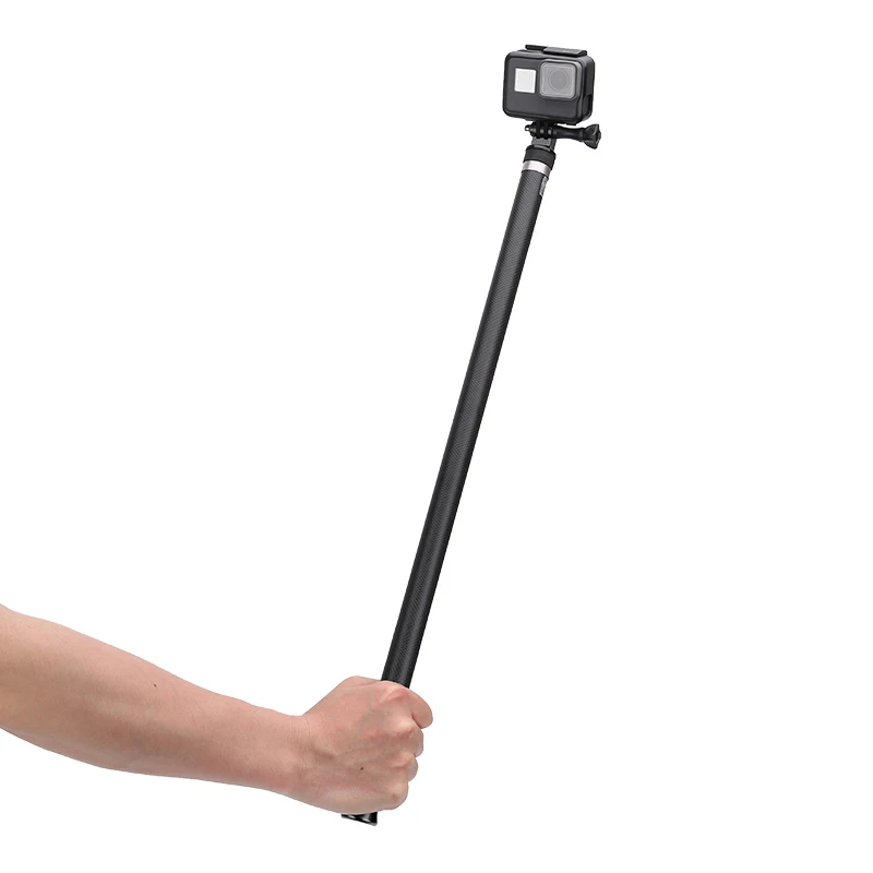 2,7 м ручной селфи-палка из углеродного волокна выдвижной полюсный монопод для экшн-камер GoPro Hero 7 6 5/Insta360 ONE X/DJI Osmo