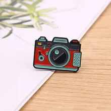 Европа и Америка Горячая Распродажа креативная Ретро камера масляная капля брошь значок в форме сердца собачья лапа кошка брошь в виде лапки