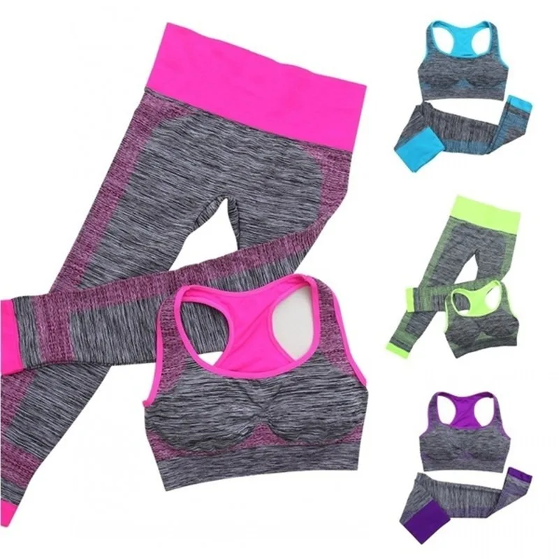 2020 Women's Yoga Set Women Sports Set Crop Tops + Yoga Legging Capri Pant Women Tracksuit Fitness Gym Running Clothes 2pcs 2020 Women's Yoga Set Women Sports Set Crop Tops + Yoga Legging Capri Pant Women Tracksuit Fitness Gym Running Clothes 2pcs