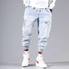 Streetwear Hip Hop Cargo Pants Men's jeans Cargo Pants Elastic Harun pants Joggers Pants In Autumn and Winter ► Photo 1/6