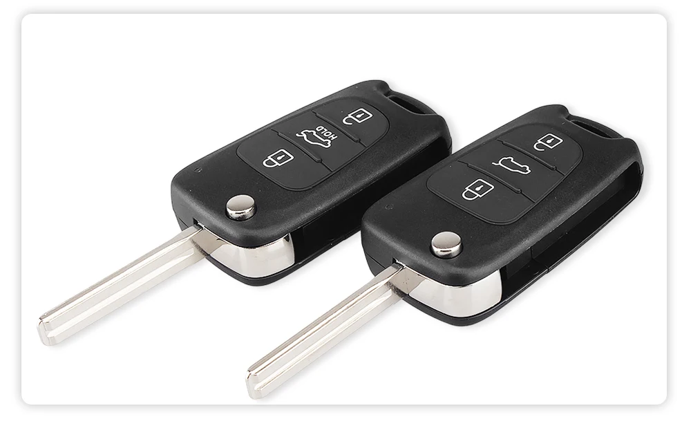 KEYYOU 3 Bottoni di Vibrazione Pieghevole Chiave A Distanza Dell'automobile Borsette Caso Fob Per Hyundai I20 I30 IX35 Avante Per Kia K2 k5 Sorento Sportage - H18282f5ae6a745478bc3fe95aacf7908y