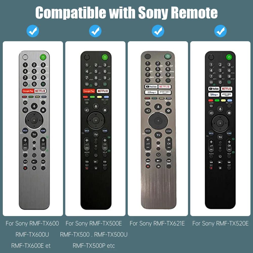 Télécommande Vocale Compatible Sony RMF-TX600E / TX611E - Neuf Sous Emballage, Remplacement