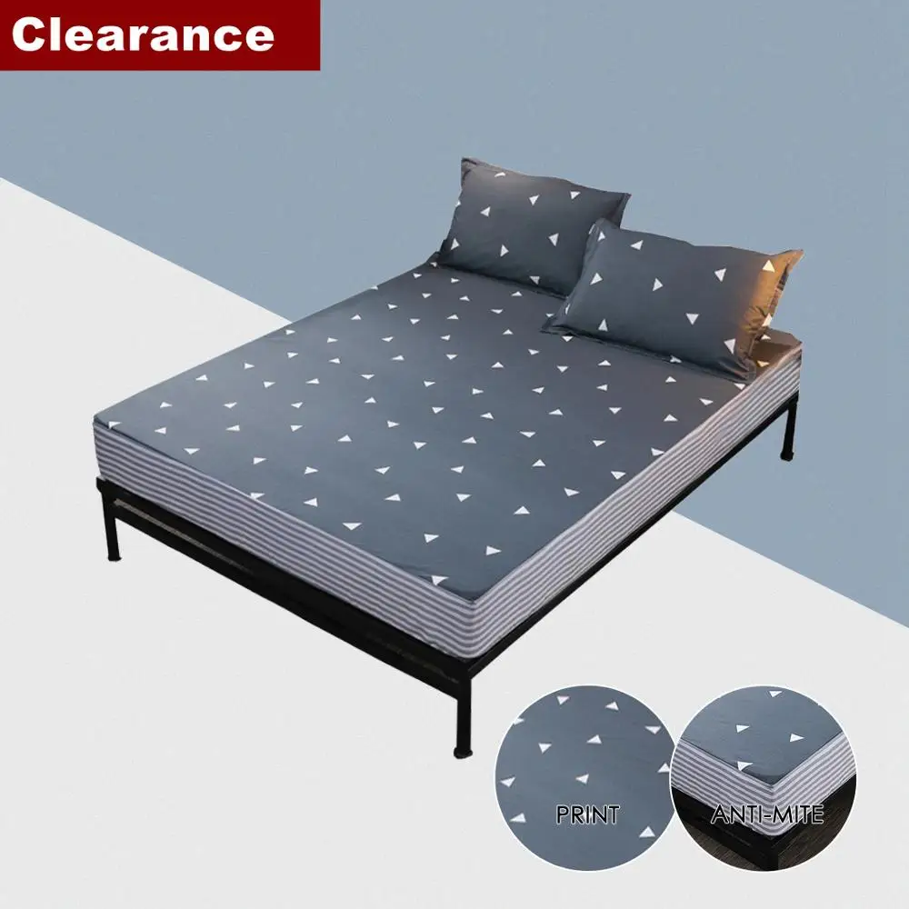 Bed Sheet Fitted Sheet Set Queen Single Mattress Cover Bed Linen Floral