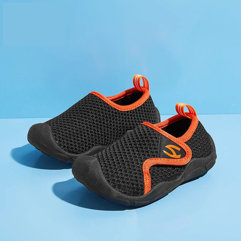 Children's 2023 Summer New Girls' Baby Soft-soled  Double-layer Mesh Breathable Boy's Toe Shoes 4