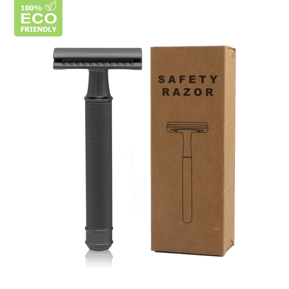 HAWARD Safety Razor Мужская Классическая Ручная бритва с двойными краями металлическая