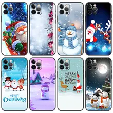 

Phone Cover For Apple iPhone 13 6.1 inches 11 Pro 12 Mini 7 8 6 6S Plus XS Max XR SE 2020 X XS 5 5S Case Merry Christmas Pattern