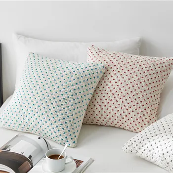 

Gypsophila Cushion Cover Super Soft Comfortable Point Pattern Throw Pillow Cover High Quality Cotton Sofa Chair Home Decor