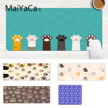 

MaiYaCa Boy Gift Pad Cat paw Silicone Pad to Mouse Game Laptop Gaming Lockedge Mice Mousepad Gaming Mouse Pad
