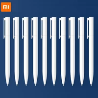 Original Xiaomi Pen Mi Gel Pen Writing Smooth Light Grip Mijia Press the Core 0.5mm Replacement Blue Black Red Refills 1
