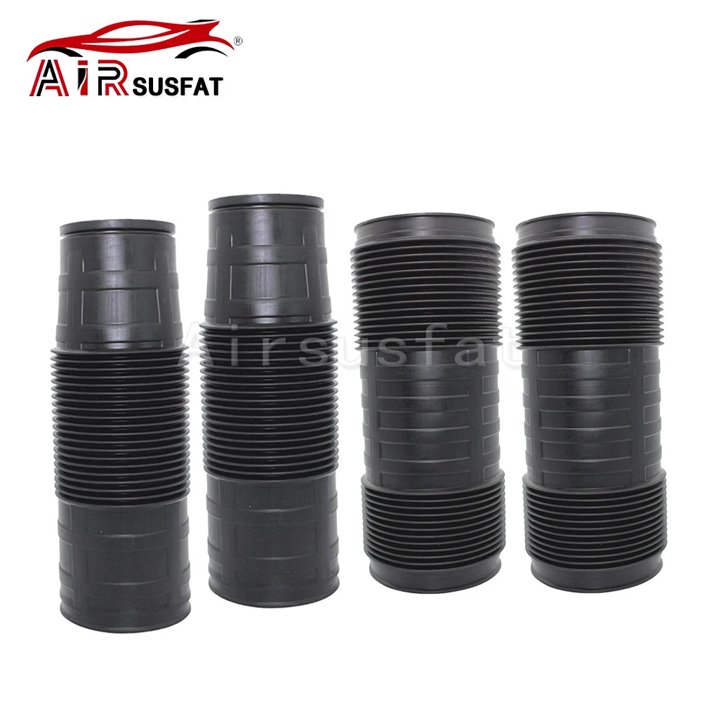 Shock Absorber Dust Cover 4pcs Front + Rear Dust Boot Cover For Mercedes S-Class W221 ABC Hydraulic Strut Repair Kits 2213208013 2213207913 2213208713