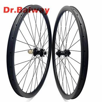 

27.5er mtb carbon wheelset XC 30*28mm Tubeless carbon bike mtb disc wheels NOVAtec791/792 hub 100*15 142*12 pillar 1423 spokes