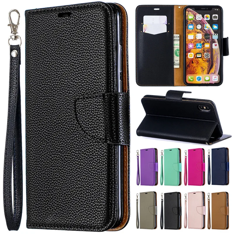 

Etui For iPhone XR Case on for Fundas iPhone X 7 Plus XR XS Max 6S 6 7 8 Plus Cover Luxury Book Flip Leather Wallet Phone Cases