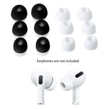 

3Pair Ear Buds Tips Plugs Soft Silicone Earbud In Ear Cover for AirPods Pro