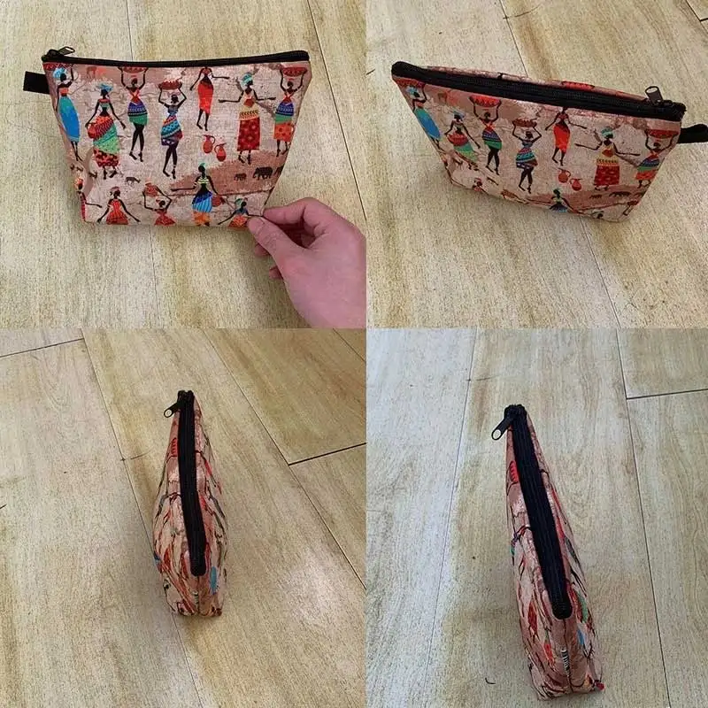 Nurse ECG Printing Cosmetic Bag Hot Sale Cartoon Doctor Woman Coin Purse Cosmetic Storage Bag Travel Cosmetic Case 6