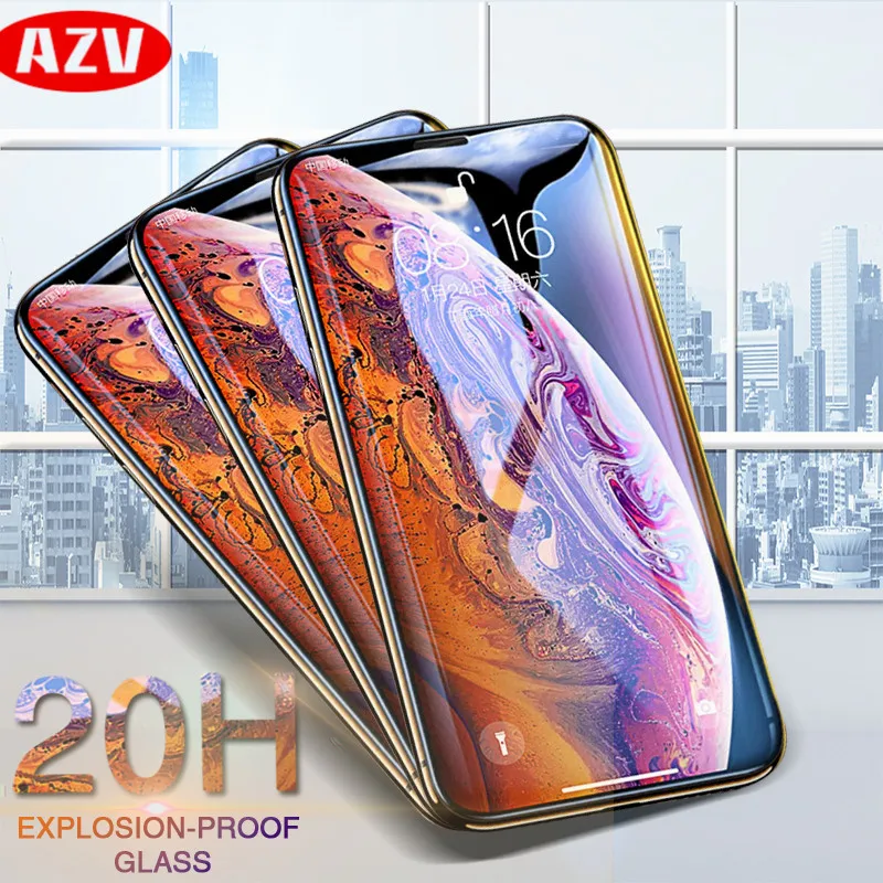 

3PCS Protective Glass On The For iphone 6 6S 7 8 Plus X XS MAX XR Tempered Screen Protector On iphone 5 5S SE Glass on iphone X