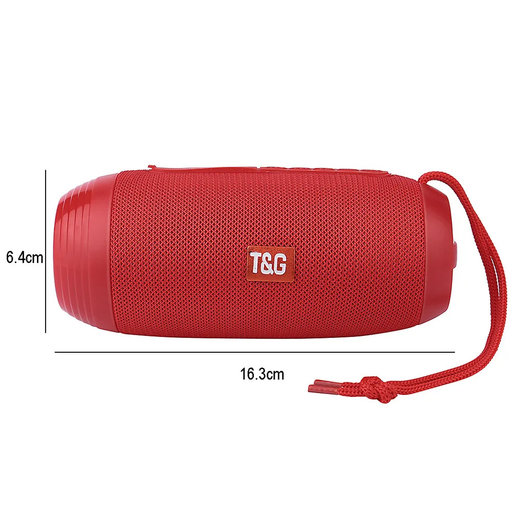 TG602 Wireless Bluetooth Speaker Rechargeable HIFI Portable  USB/TF/FM Radio Audio Wireless Speaker For Mobile Phone 1024#D