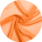 A-Line v-образным вырезом длиной до пола шифоновое платье подружки невесты с рюшами - Цвет: Оранжевый