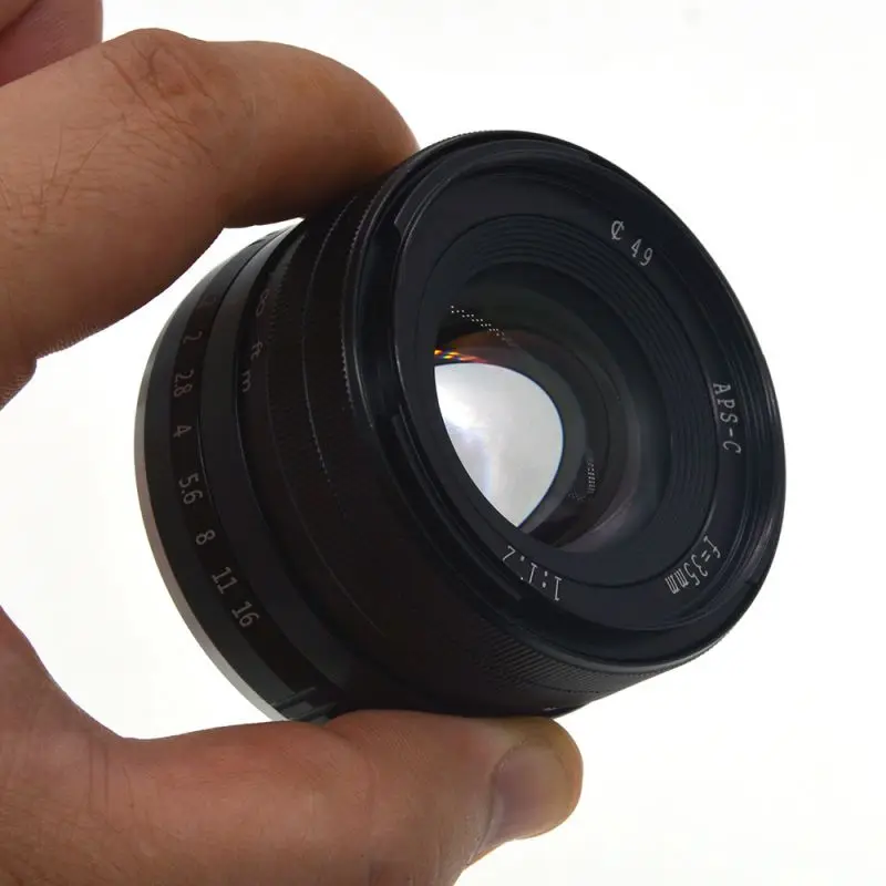 35 мм F1.2 ручная фокусировка объектива для sony APS-C формат микро* один A9 A7