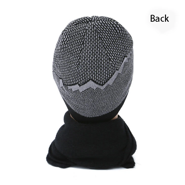 Мужская шапка, теплая зимняя мужская вязаная шапка Skullies Beanies, шапка для женщин, толстая бархатная вязаная шапка, мягкая удобная шапка