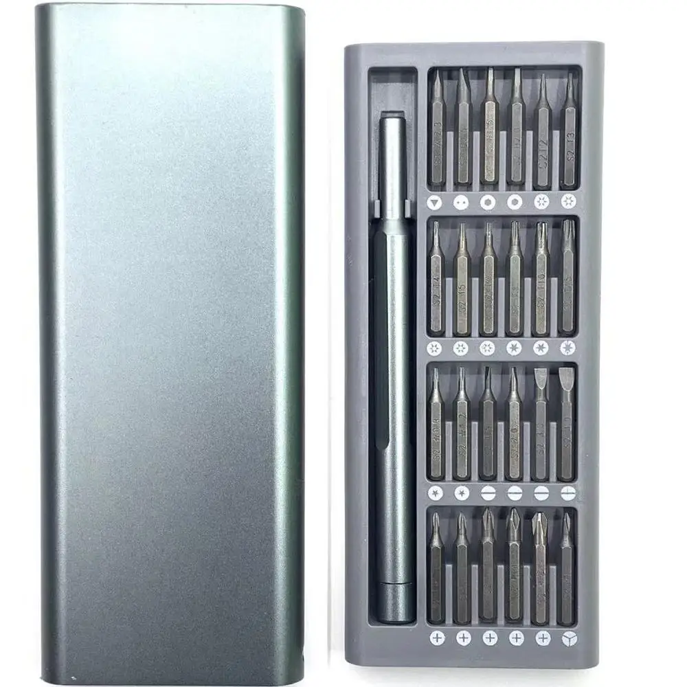 

Precision Magnetic Bits 25 in 1 Screwdriver Set for Xiaomi Apple Phone Disassembly Tool Screwdriver Notebook Repair Combination