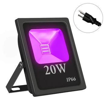 

[Seven Neon]Professional Ultraviolet IP66 395NM 20W purple light Glue Curing Germicidal light Reptile Sterilizer Led UV Lamp