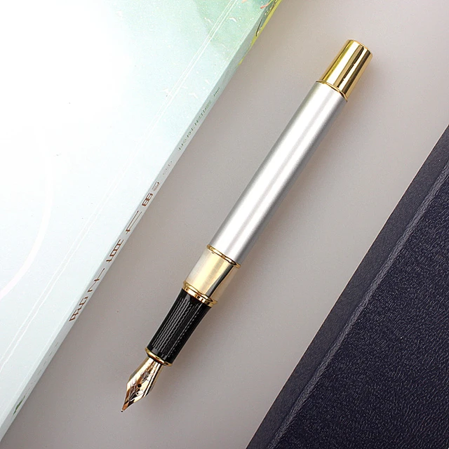 Luxury Metal 901 Fountain Pen Business Stationery Office Supplies Golden  Ink Pens New - AliExpress