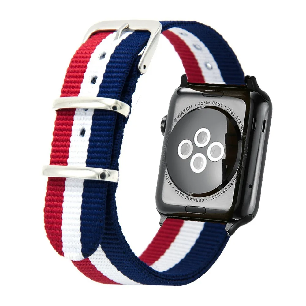 Ремешок Eastar нейлоновый для Apple Watch 3 2 1 42 мм 38 браслет iwatch 6/5/4 SE наручных