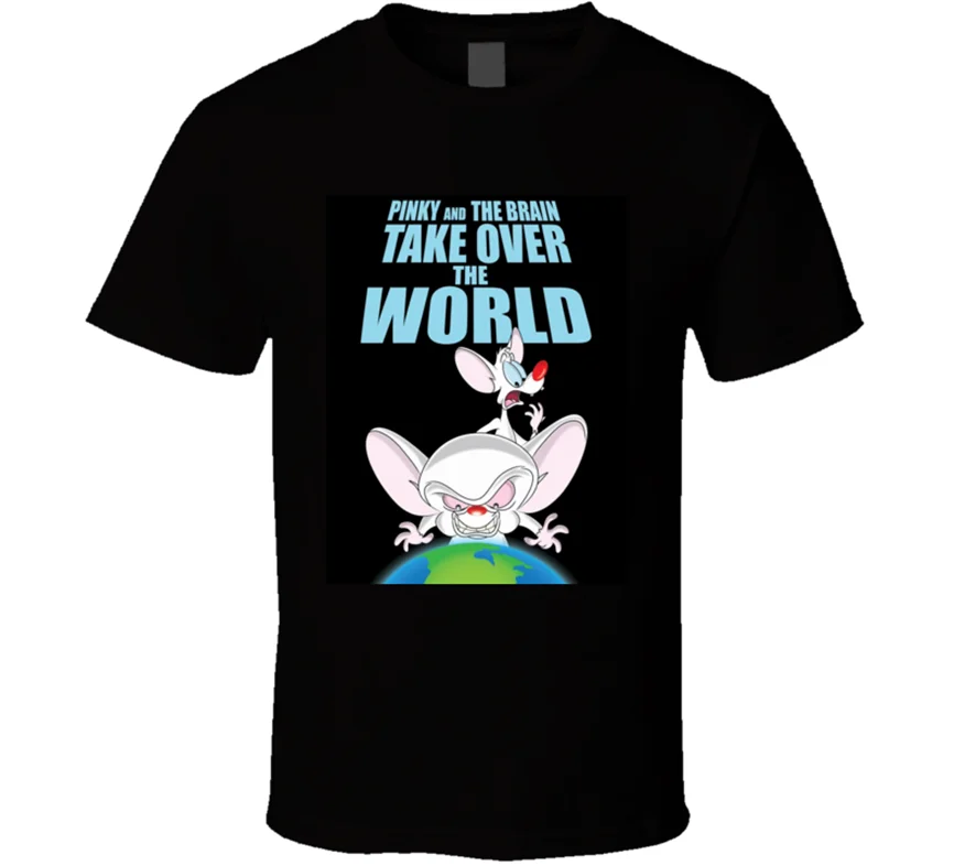 New Pinky And The Brain Men'S T-Shirt Clothing Size S-2Xl Top Quality Tee Shirt