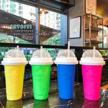 

1pc Summer Popsicle Maker Refrigeration Cup Pinch Into An Ice Cup Frozen Ice Cream Mold For Summer Ice Juice Maker