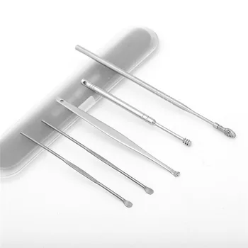 

High Quality Stainless Steel Ear Pick Wax Curette Remover Cleaner Ear Pick Care Tool New Arriv