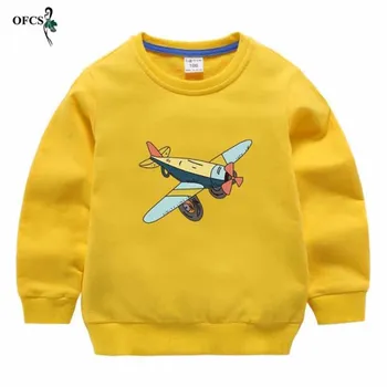 

Children fall jumper, the boy sports leisure T-shirt, girls fashion printing design long fleece,