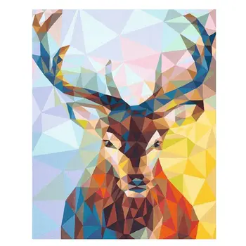 

Paint by Numbers Kits Canvas DIY for Adults and Kids Without Frame 16 x 20 inch