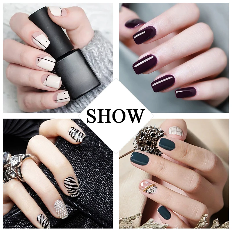 Mobray Acrylic Nail Art UV Gel Brush Design Tip Painting Drawing Carving Dotting Pen FlatFan Liner Acrylic Painting Tool